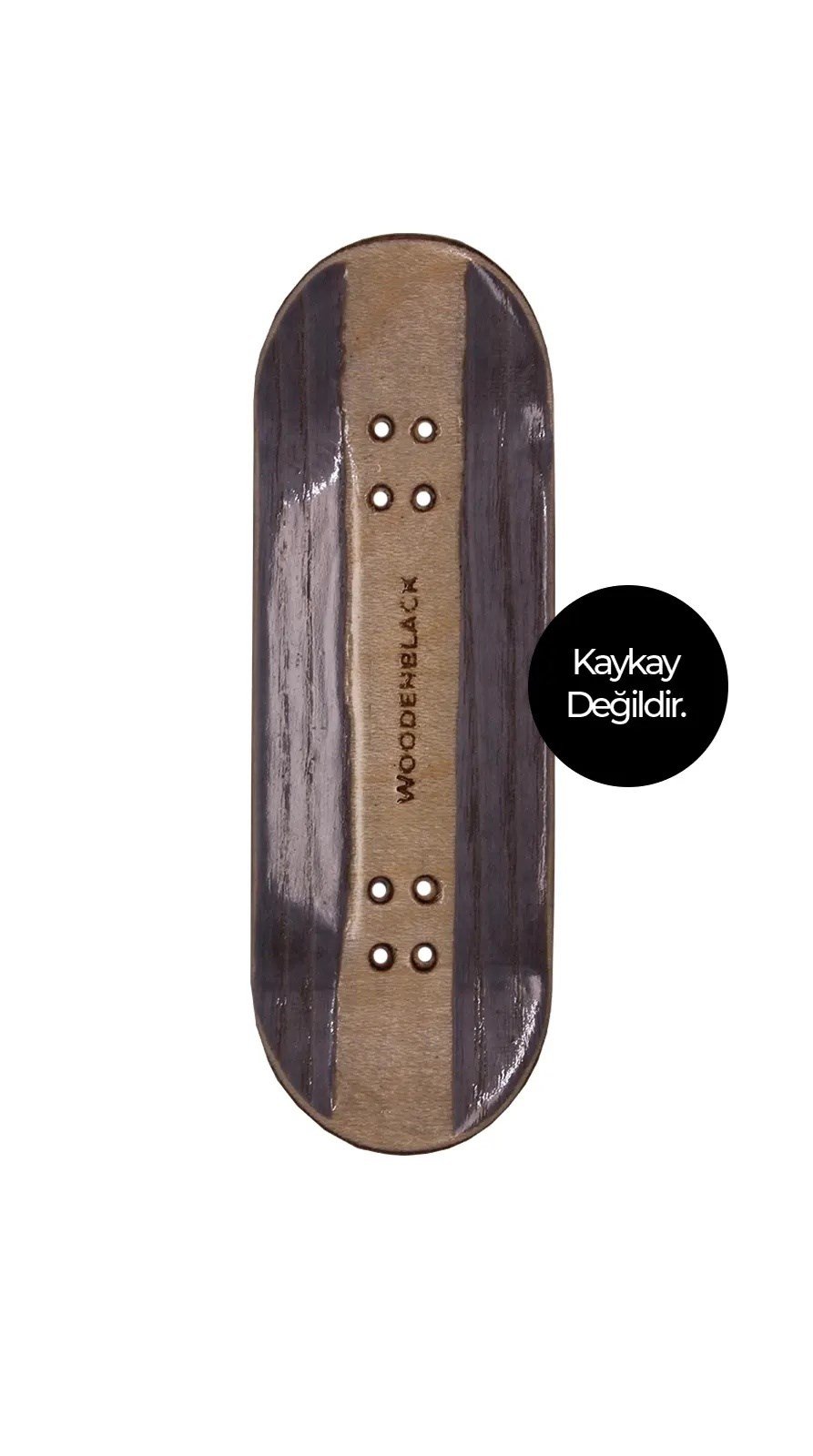 Woodenblack Duman Akçaağaç Fingerboard Deck 34mm - Görsel 2