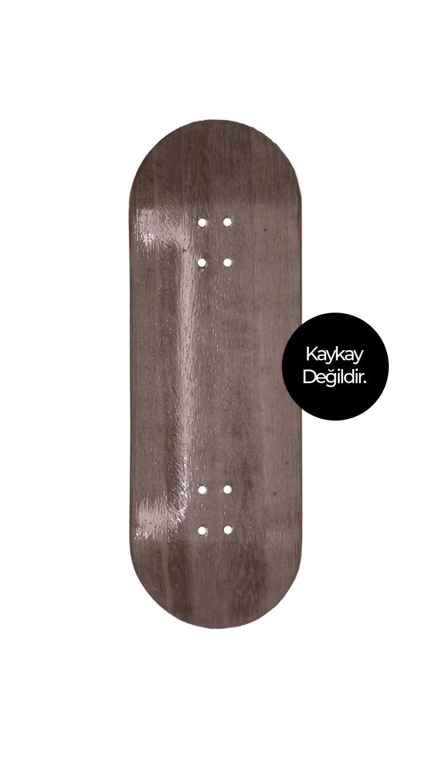 Woodenblack Kül Gri Fingerboard Deck 34mm