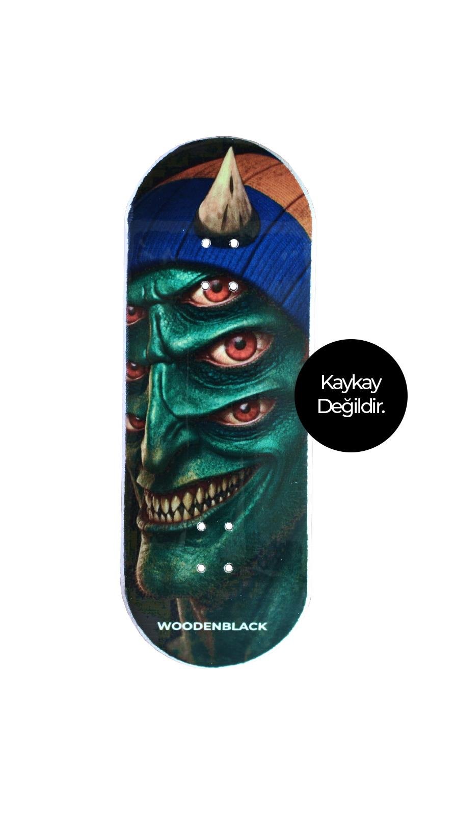 Woodenblack Oni Eyes Fingerboard Deck