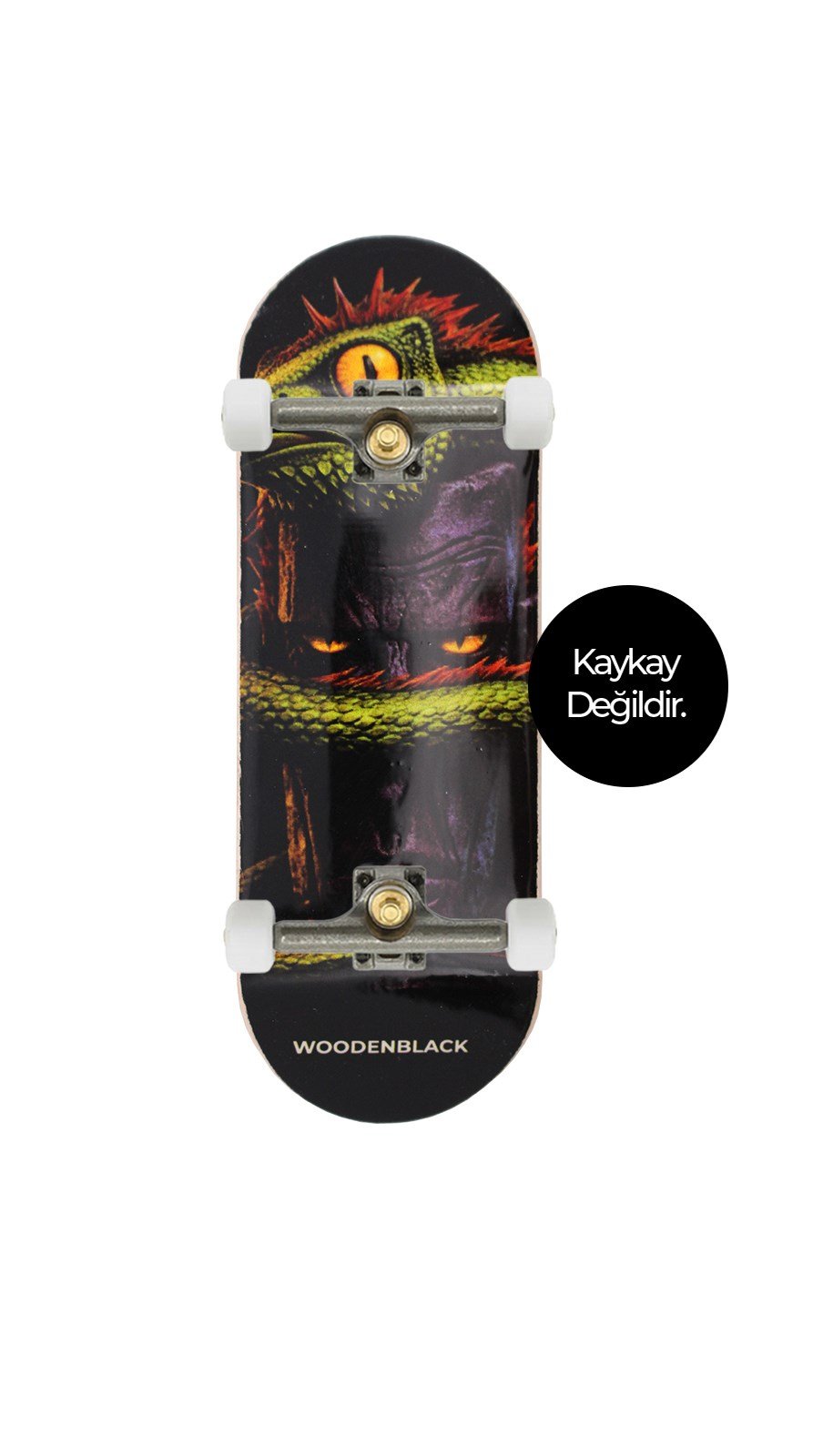 Woodenblack Snake Totem Pro Fingerboard Complete